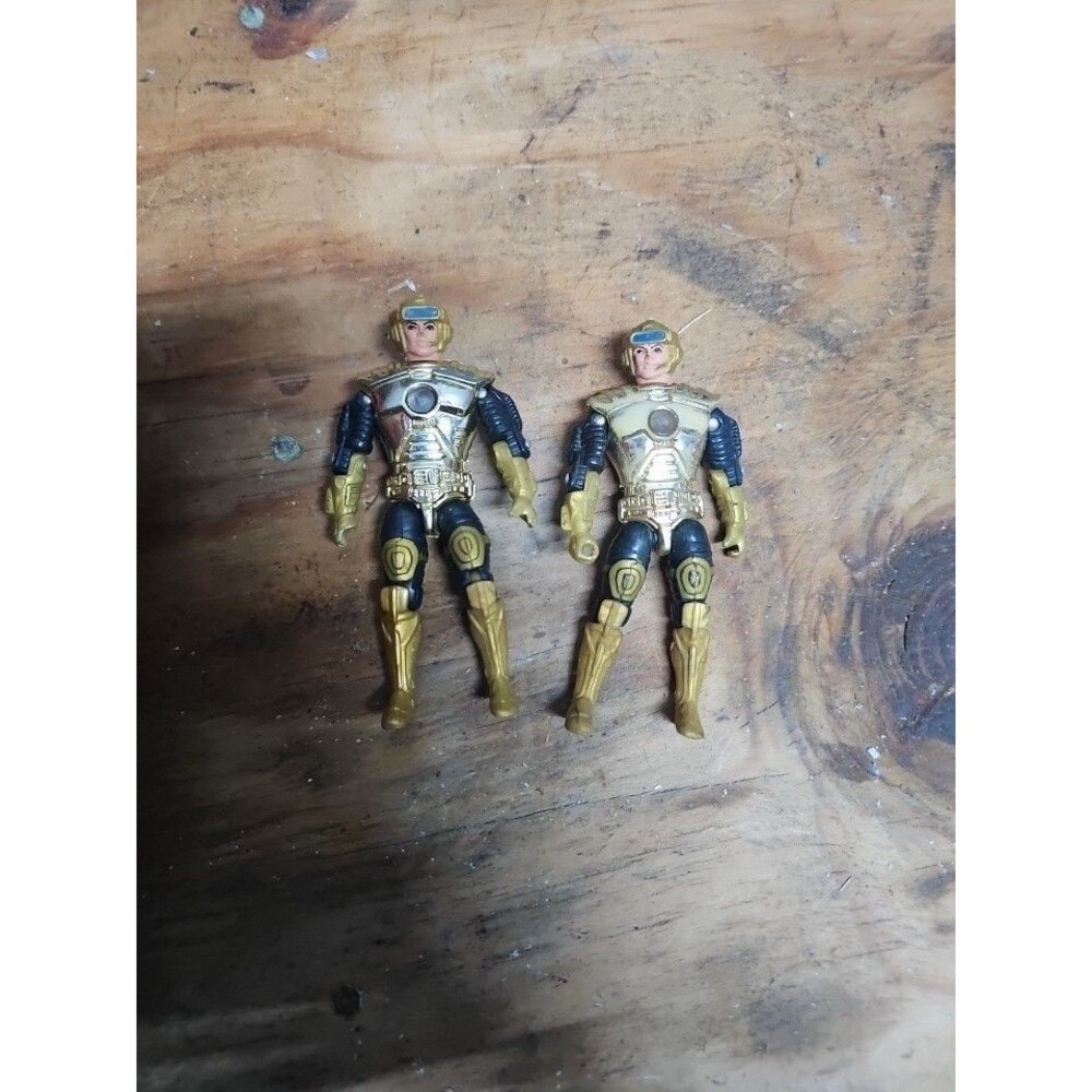Two Captain Jonathan Power 1986 Mattel Captain Power Soldier Figure